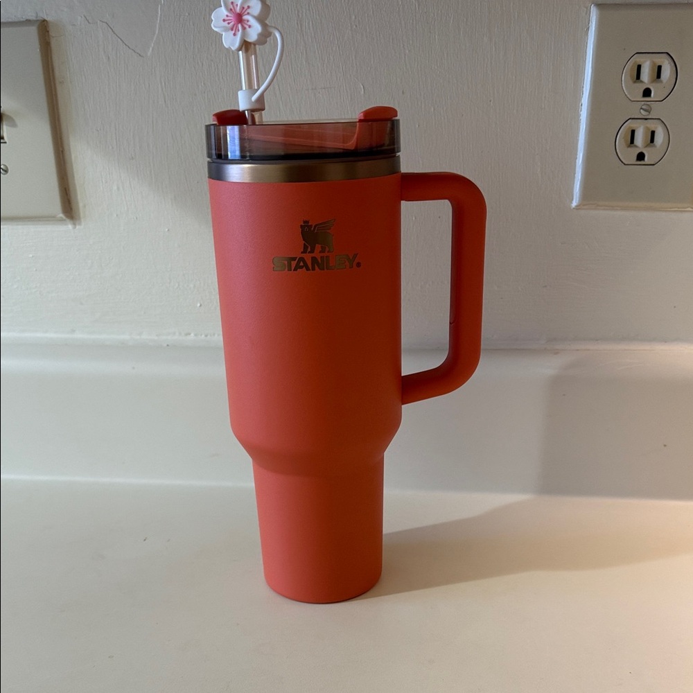 Stanley Coral Travel Mug with Handle